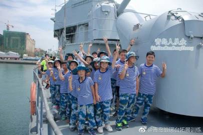 青岛夏令营：青少年研学旅行探秘军舰，军事主题体验